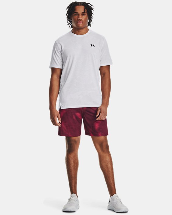 Men's UA Tech™ Vent Printed Shorts in Maroon image number 2